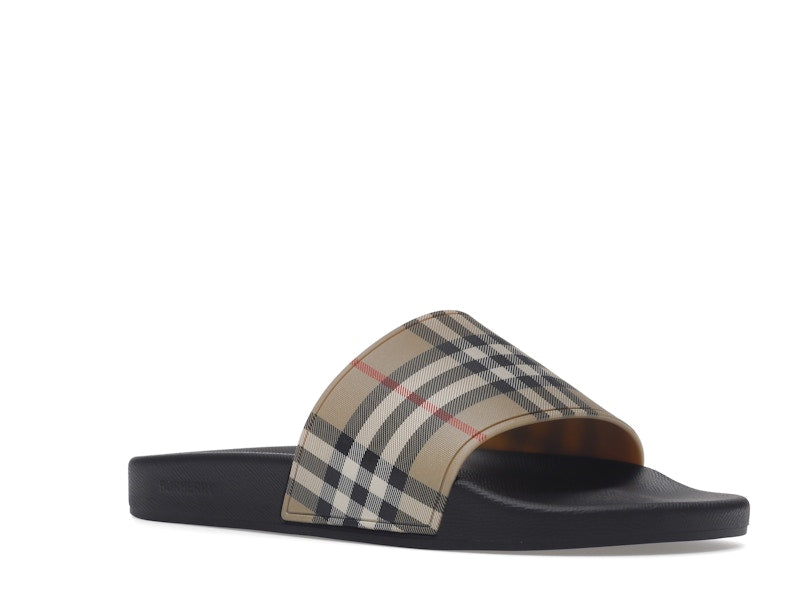Burberry Vintage Check Slides Archive Beige