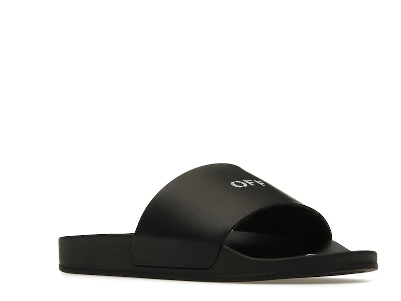 OFF-WHITE Pool Slides Black White (Women's) (SS22)