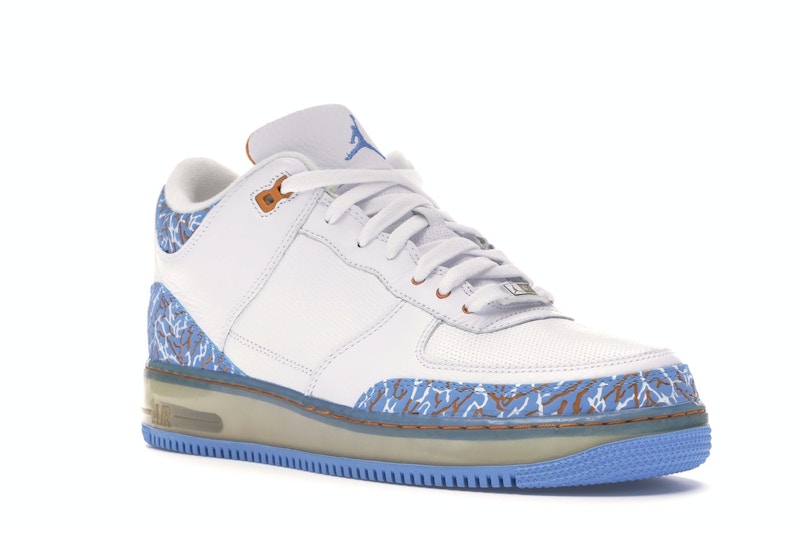 Jordan AJF 3 White University Blue Sunset