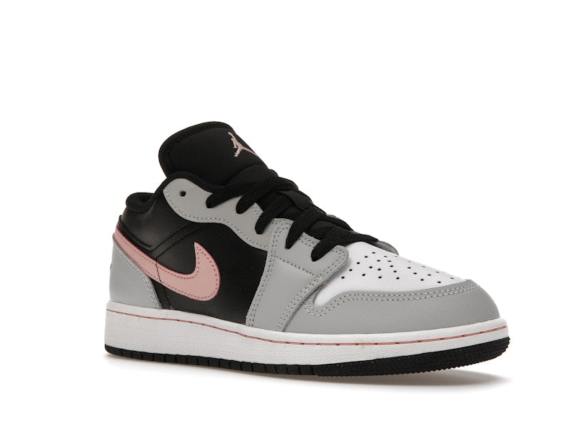 Jordan 1 Low Black Grey Pink (GS)