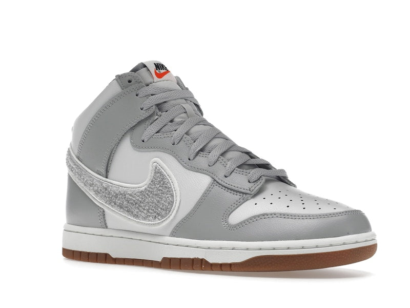 Nike Dunk High University Chenille Swoosh Light Smoke Grey