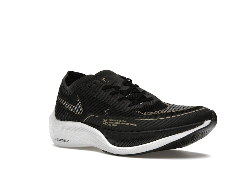 Nike ZoomX Vaporfly Next% 2 Black Metallic Gold Coin