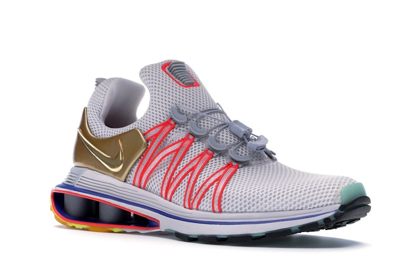 Nike Shox Gravity Vast Grey Metallic Gold