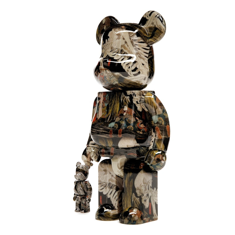 Bearbrick Utagawa Kuniyoshi (The Haunted Old Palace at Soma) 100% & 400% Set