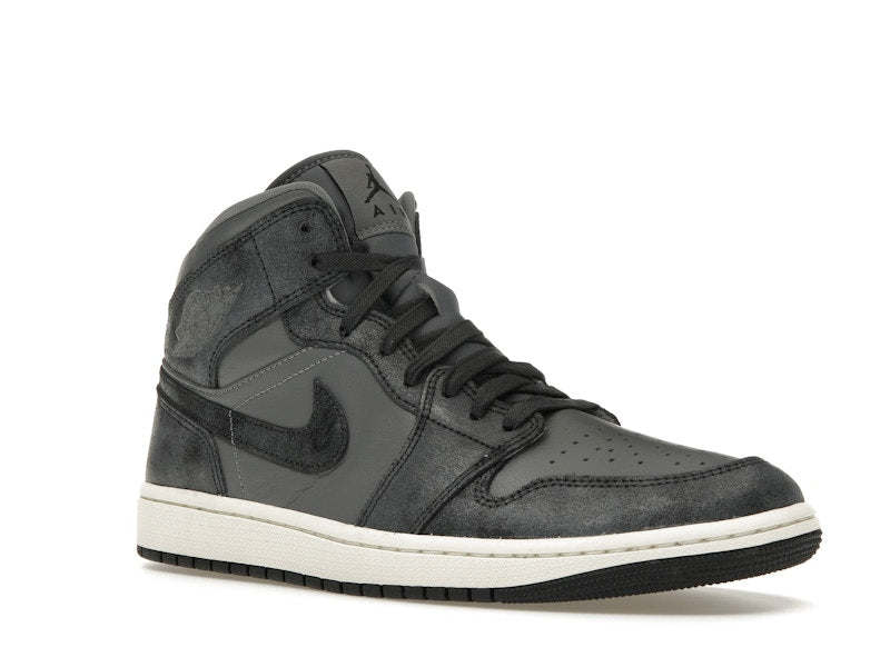 Jordan 1 Mid Distressed Smoke Grey (Women's)