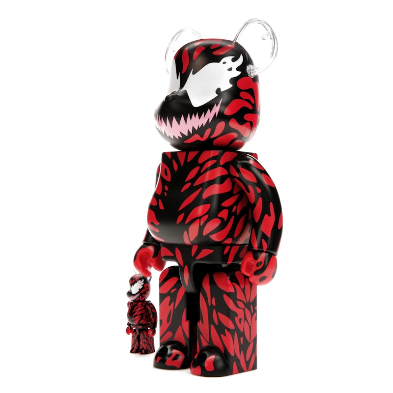 Bearbrick x Marvel Carnage 100% & 400% Set