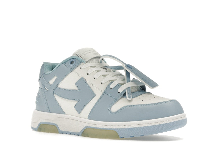 Off-White Out Of Office Calf Leather White Baby Blue