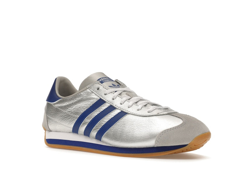 adidas Country OG Matte Silver Bright Blue Cloud White