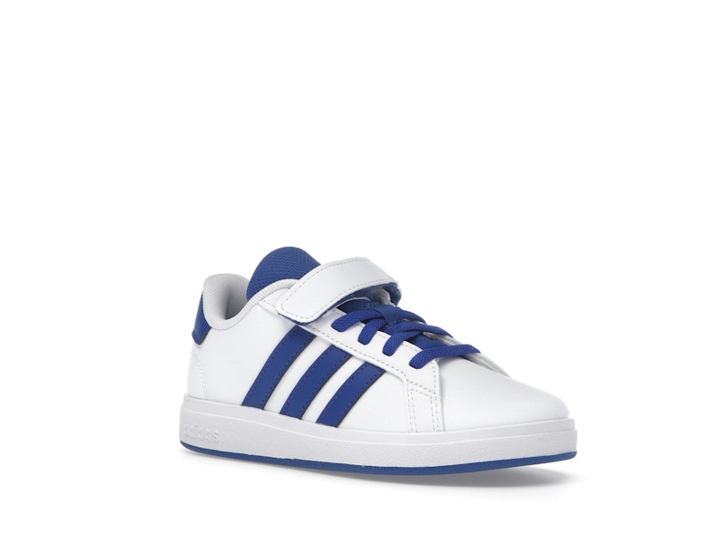 adidas Grand Court 2.0 Cloud White Royal Blue Core Black (PS)