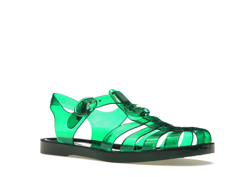 Gucci Double GG Sandal Green Black