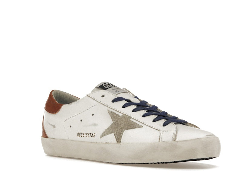 Golden Goose Super-Star White Ice Brown Blue
