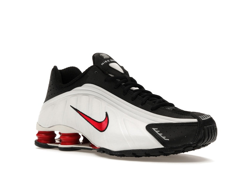 Nike Shox R4 Platinum Tint University Red Black