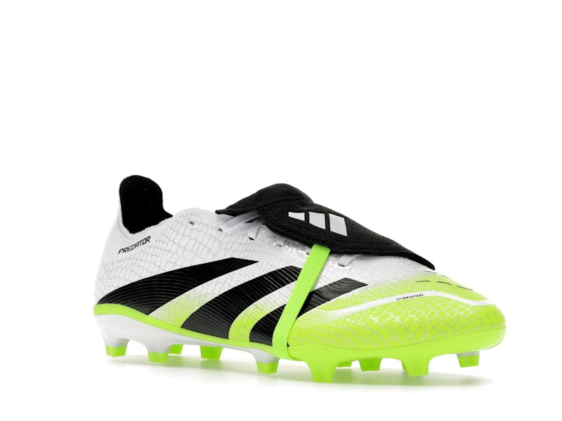 adidas Predator League Fold-Over Tongue FG/MG Cloud White Core Black Lucid Lemon