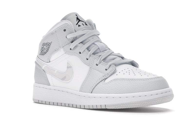 Jordan 1 Mid Grey Camo (GS)