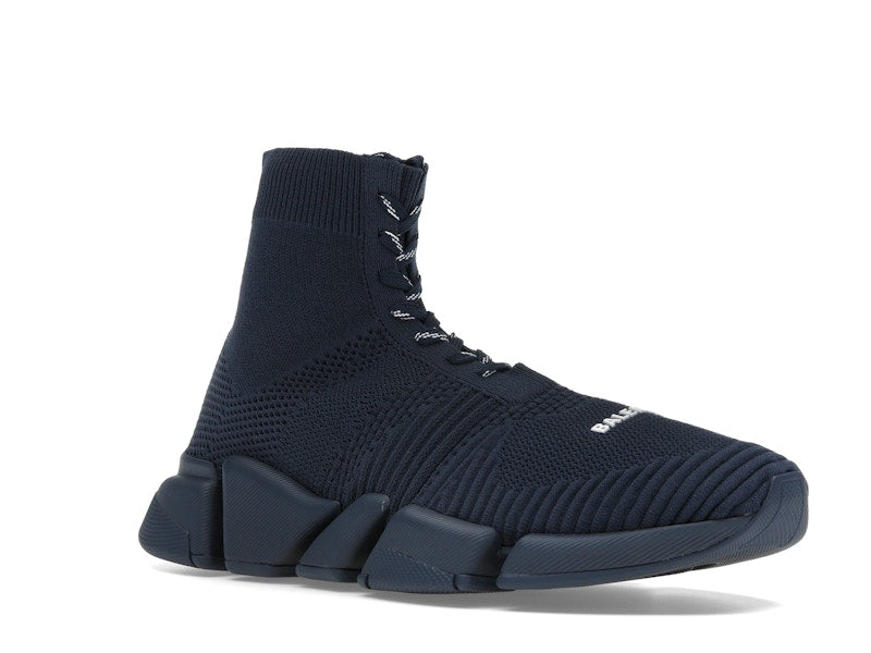 Balenciaga Speed 2.0 Lace Up Recycled Dark Blue