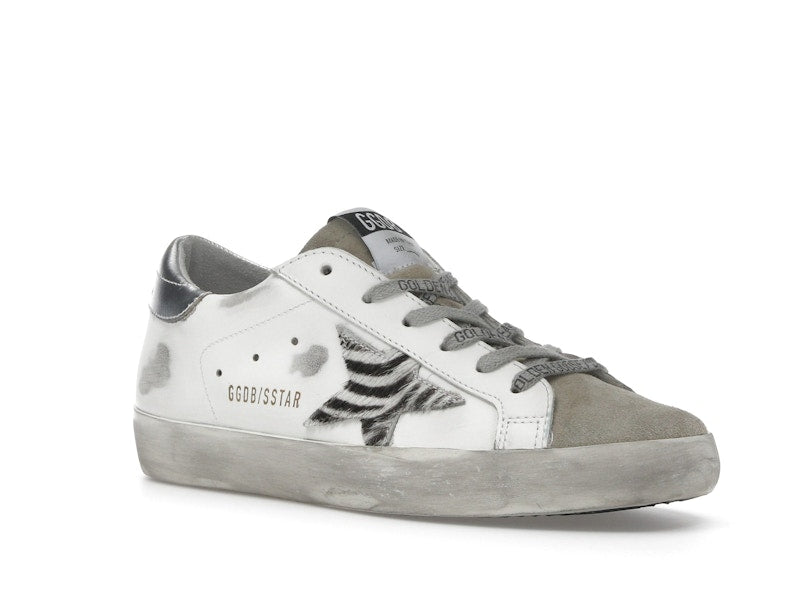 Golden Goose Super-Star Zebra Print Pony Skin Star (Women's)
