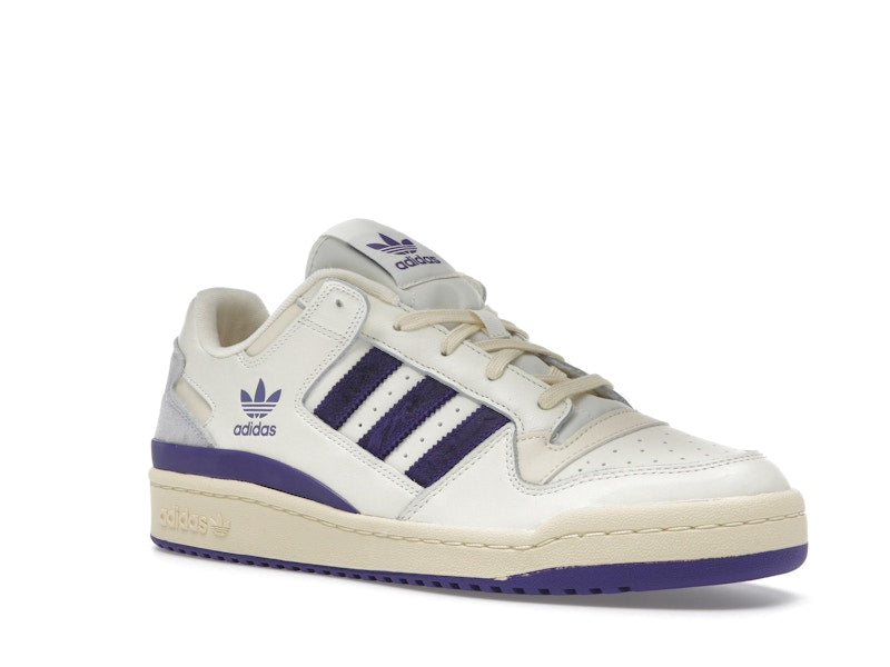 adidas Forum Low CL Cream White Collegiate Purple Warm Vanilla