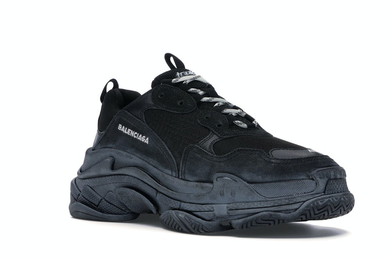 Balenciaga Triple S Triple Black (2018 Reissue) (Pre-Distressed)