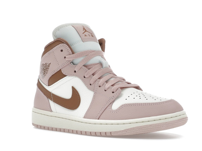 Jordan 1 Mid Pink Oxford Brown (Women's)