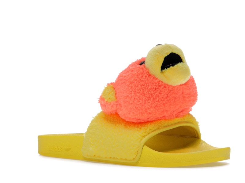 adidas JS Adilette Jeremy Scott Teddy Yellow
