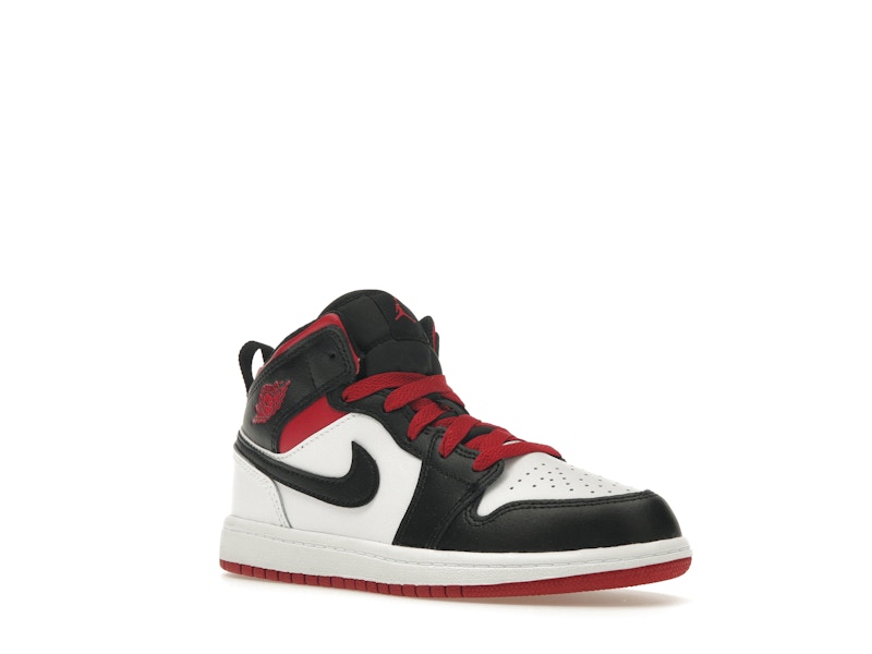 Jordan 1 Mid Gym Red Black Toe (PS)