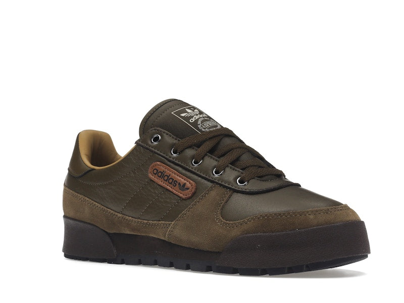 adidas Carnforth SPZL Trace Olive Golden Beige Dark Brown