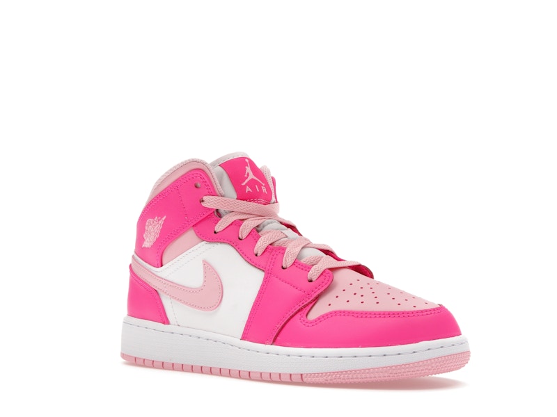 Jordan 1 Mid Fierce Pink (GS)