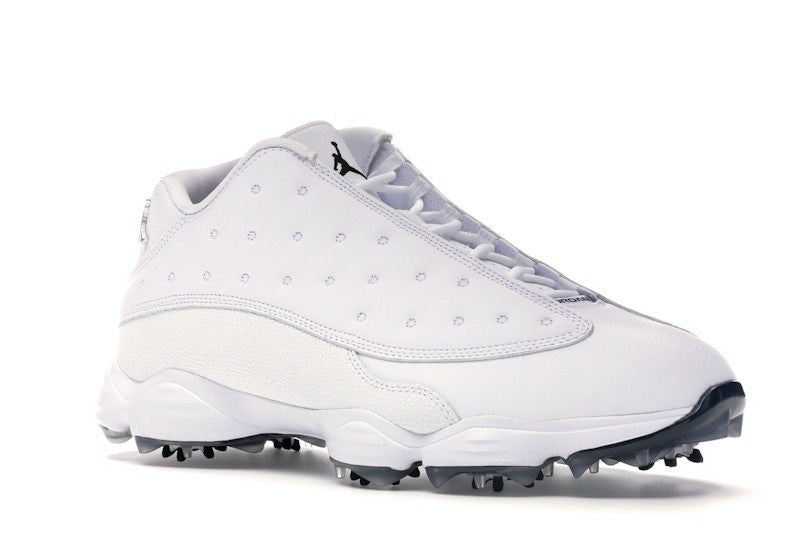 Jordan 13 Retro Golf Cleat White Black