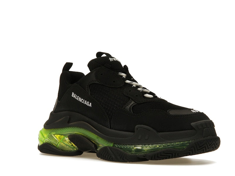 Balenciaga Triple S Black Yellow Fluo