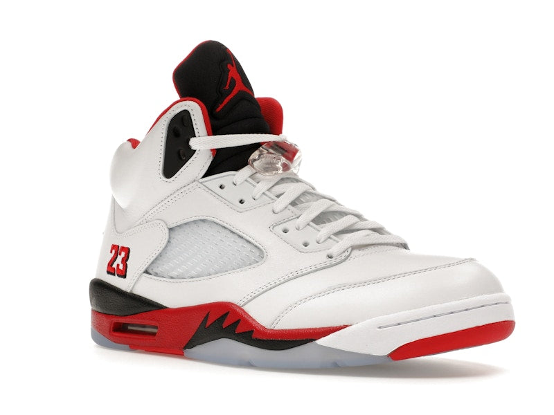 Jordan 5 Retro Fire Red Black Tongue (2025)