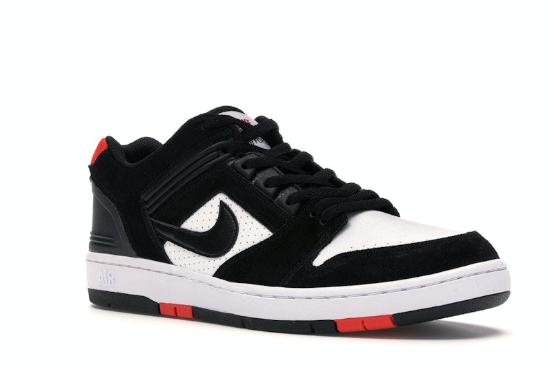 Nike SB Air Force 2 Low Black White Habanero Red