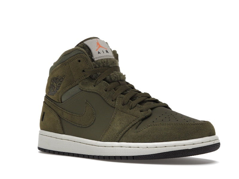 Jordan 1 Mid Olive Canvas (2018)