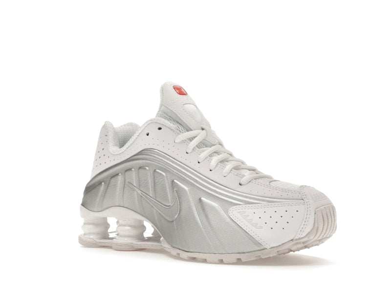 Nike Shox R4 White Metallic Silver (Women's)