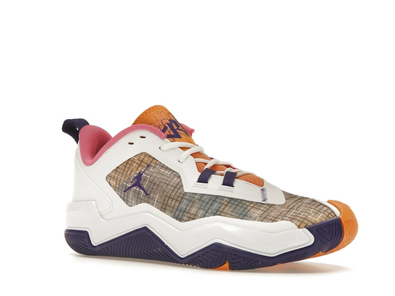 Jordan One Take 4 White Court Purple Canyon Gold