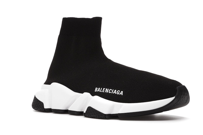 Balenciaga Speed Sneaker Black White Sole (Women's)