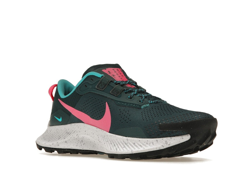 Nike Pegasus Trail 3 Dark Teal Green Pink Glow (Women's)