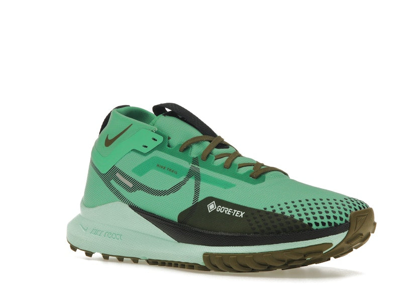 Nike React Pegasus Trail 4 Gore-Tex Spring Green Olive Flak Mint Foam Black