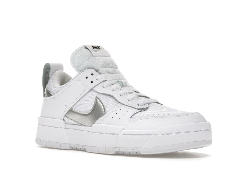 Nike Dunk Low Disrupt White Silver (Women's)