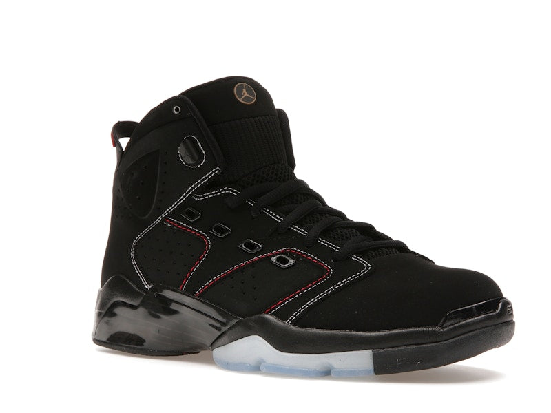 Jordan 6-17-23 Black White Red Contrast Stitching