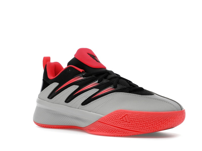 adidas Dame Certified 3 Core Black Lucid Red Grey Two