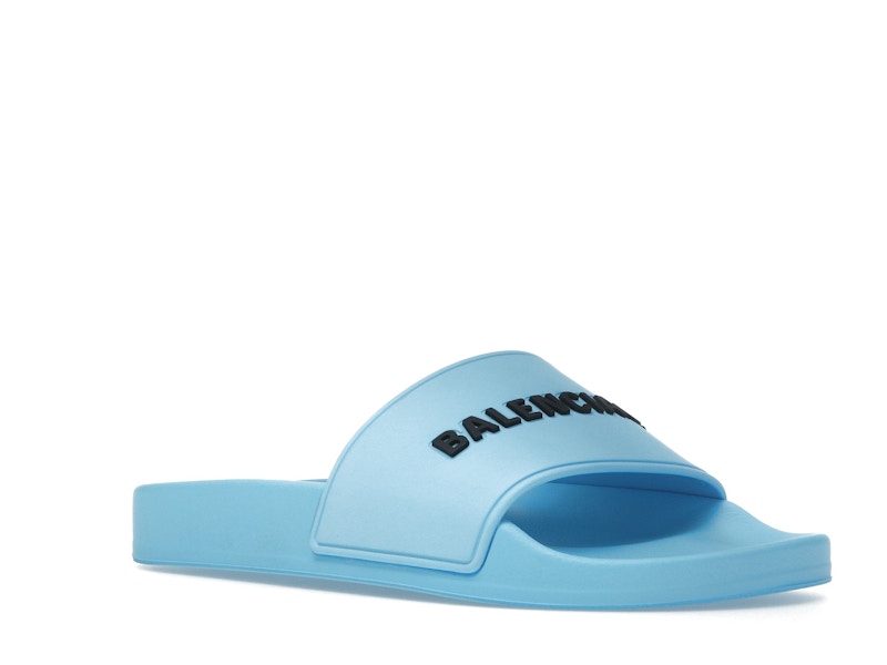 Balenciaga Pool Slide Blue Sky (Womens)