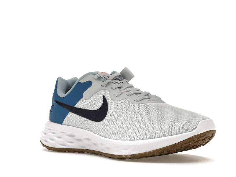 Nike Revolution 6 FlyEase Next Nature Pure Platinum Dark Marina Blue