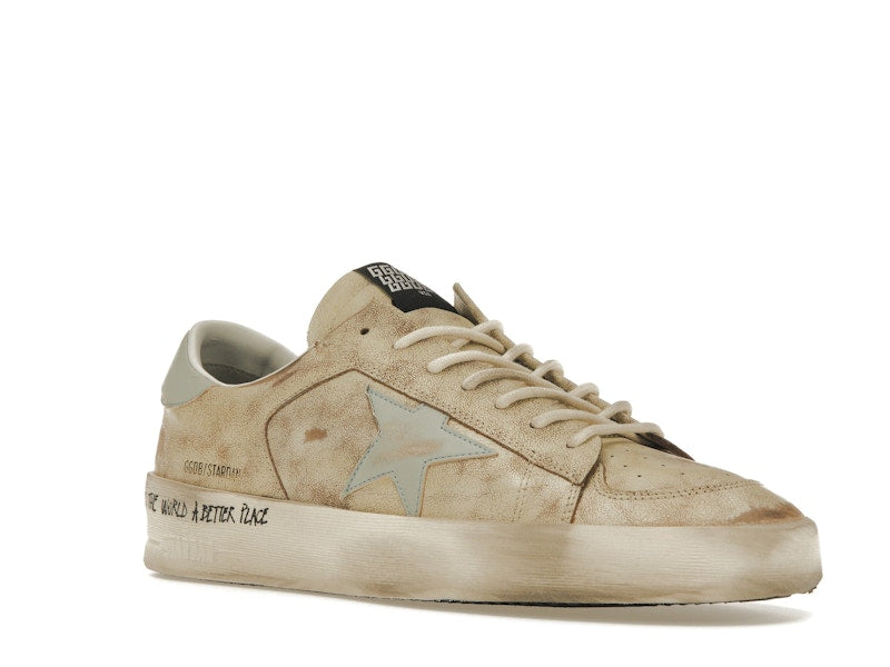 Golden Goose Stardan White Vintage Light Blue