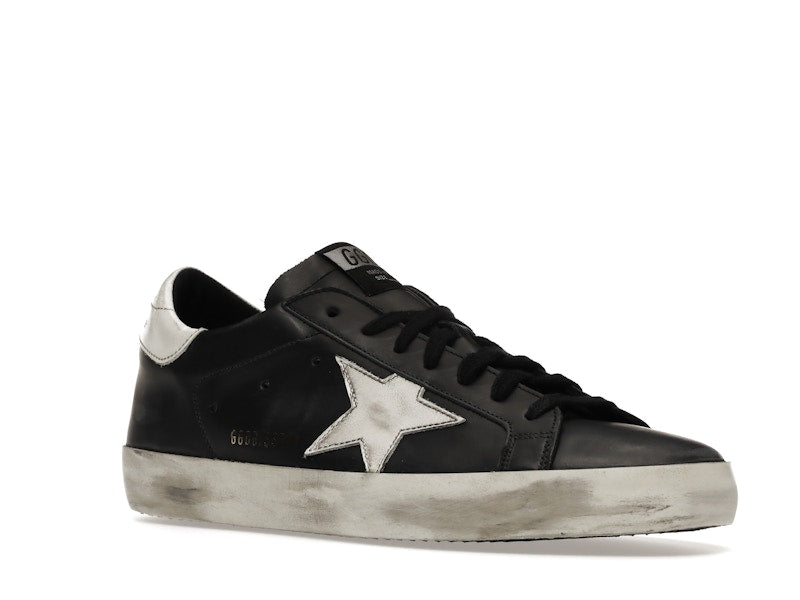 Golden Goose Super-Star Black White Leather