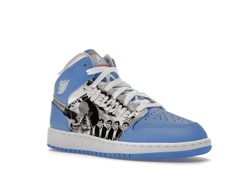 Jordan 1 Mid Sneaker School Game Winner (GS)