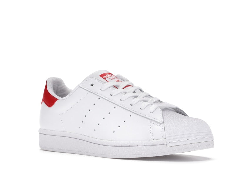 adidas Superstan White Scarlet