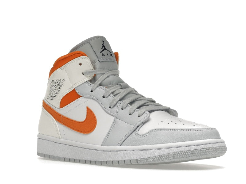 Jordan 1 Mid Starfish Pure Platinum