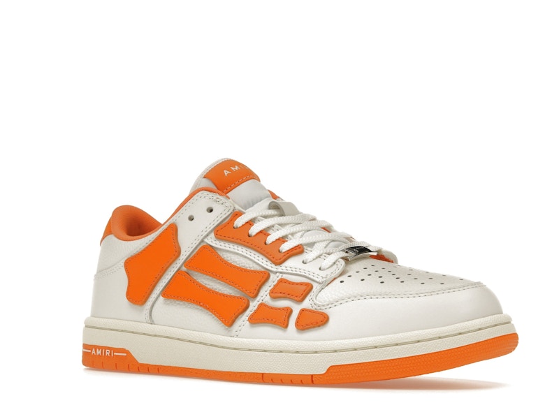 AMIRI Skel Top Low White Orange
