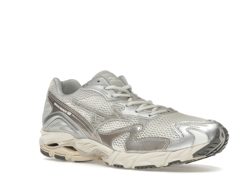 Mizuno Wave Rider 10 Metallic Snow White