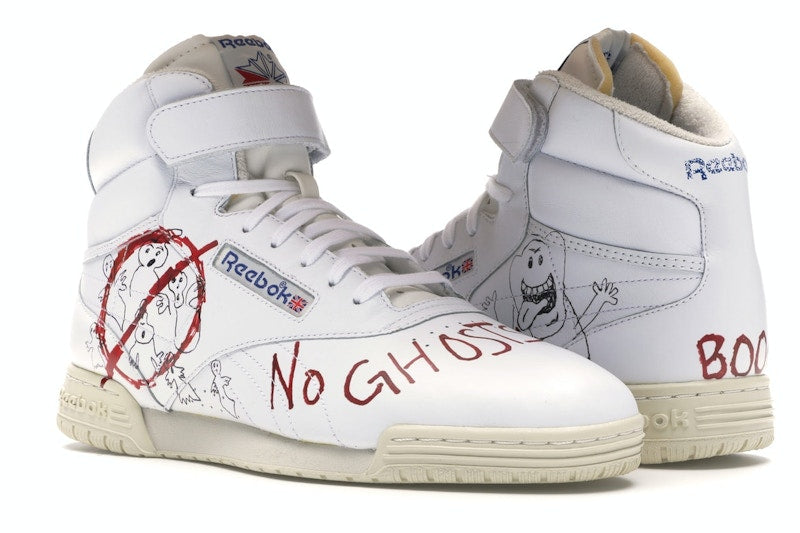 Reebok Ex-O-Fit Clean Hi Bait x Ghostbusters x Stranger Things Vintage
